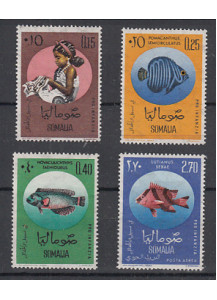 1962 Somalia Pesci Tropicali 4 valori